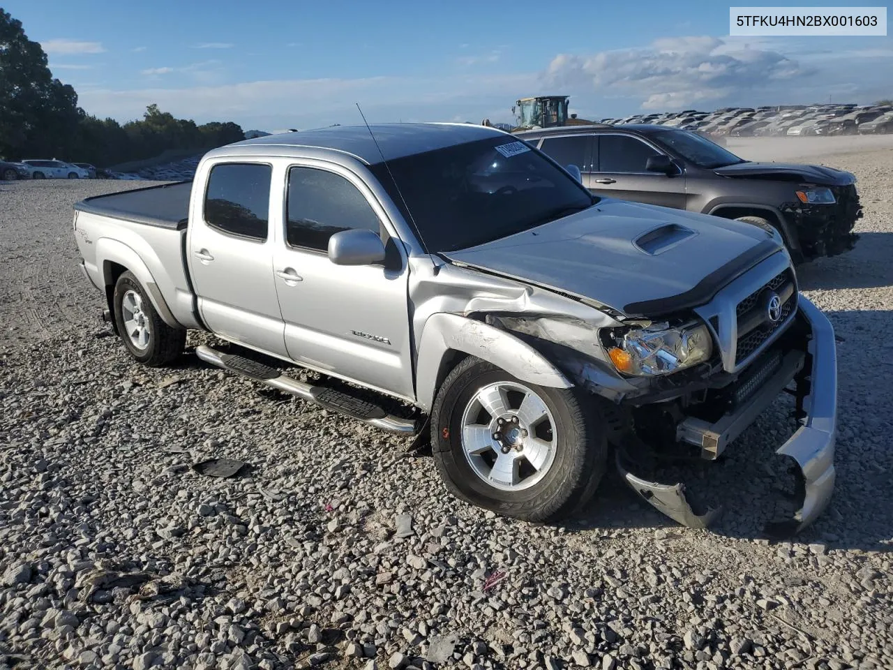 2011 Toyota Tacoma Double Cab Prerunner Long Bed VIN: 5TFKU4HN2BX001603 Lot: 71400204