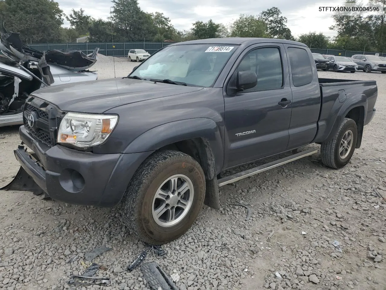 2011 Toyota Tacoma Prerunner Access Cab VIN: 5TFTX4GN6BX004596 Lot: 71459514