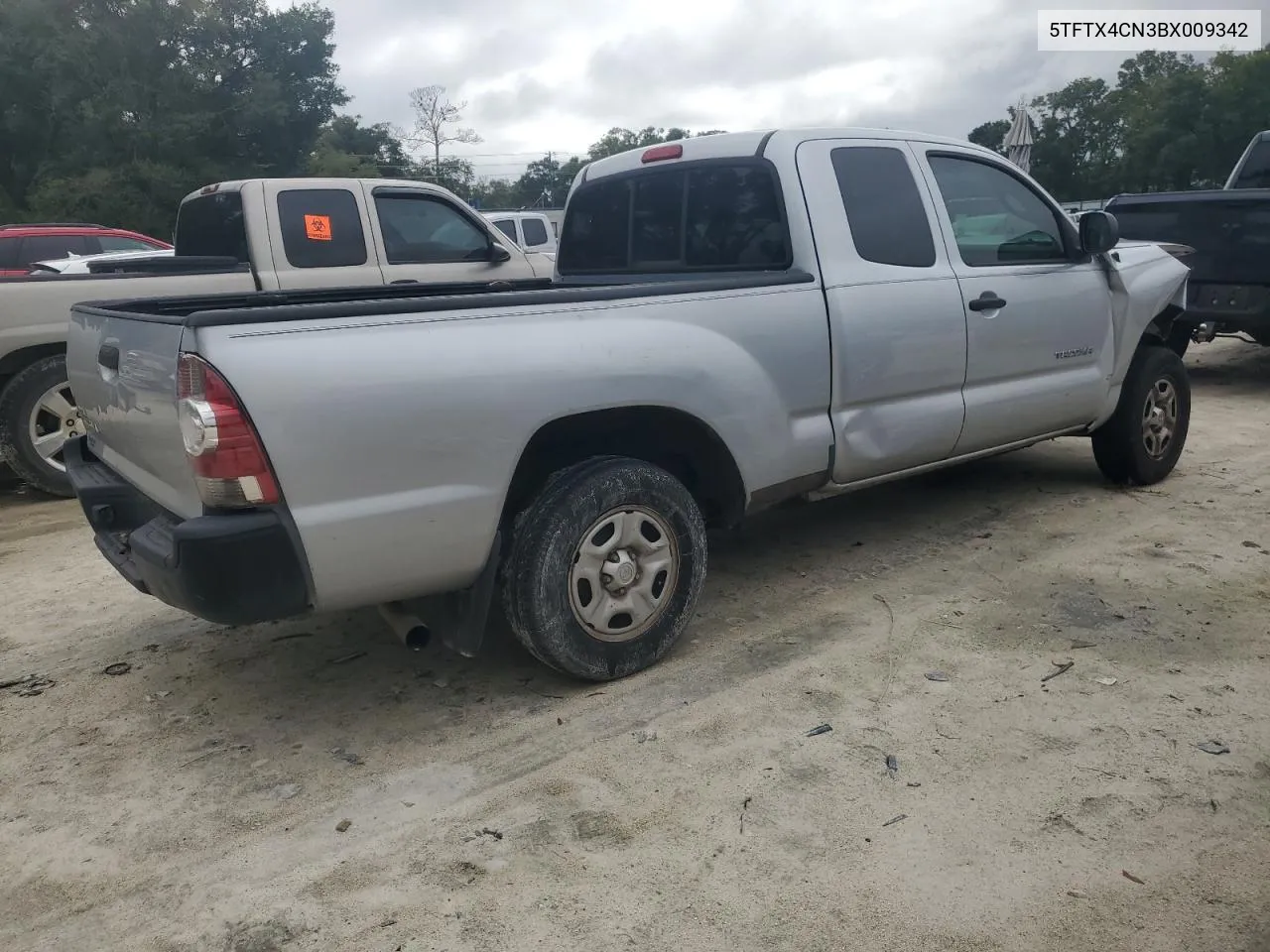 2011 Toyota Tacoma Access Cab VIN: 5TFTX4CN3BX009342 Lot: 71623264