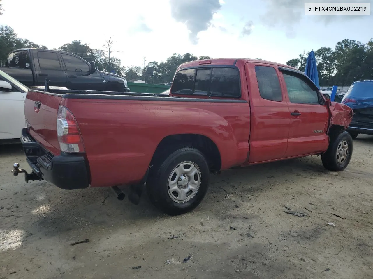 5TFTX4CN2BX002219 2011 Toyota Tacoma Access Cab