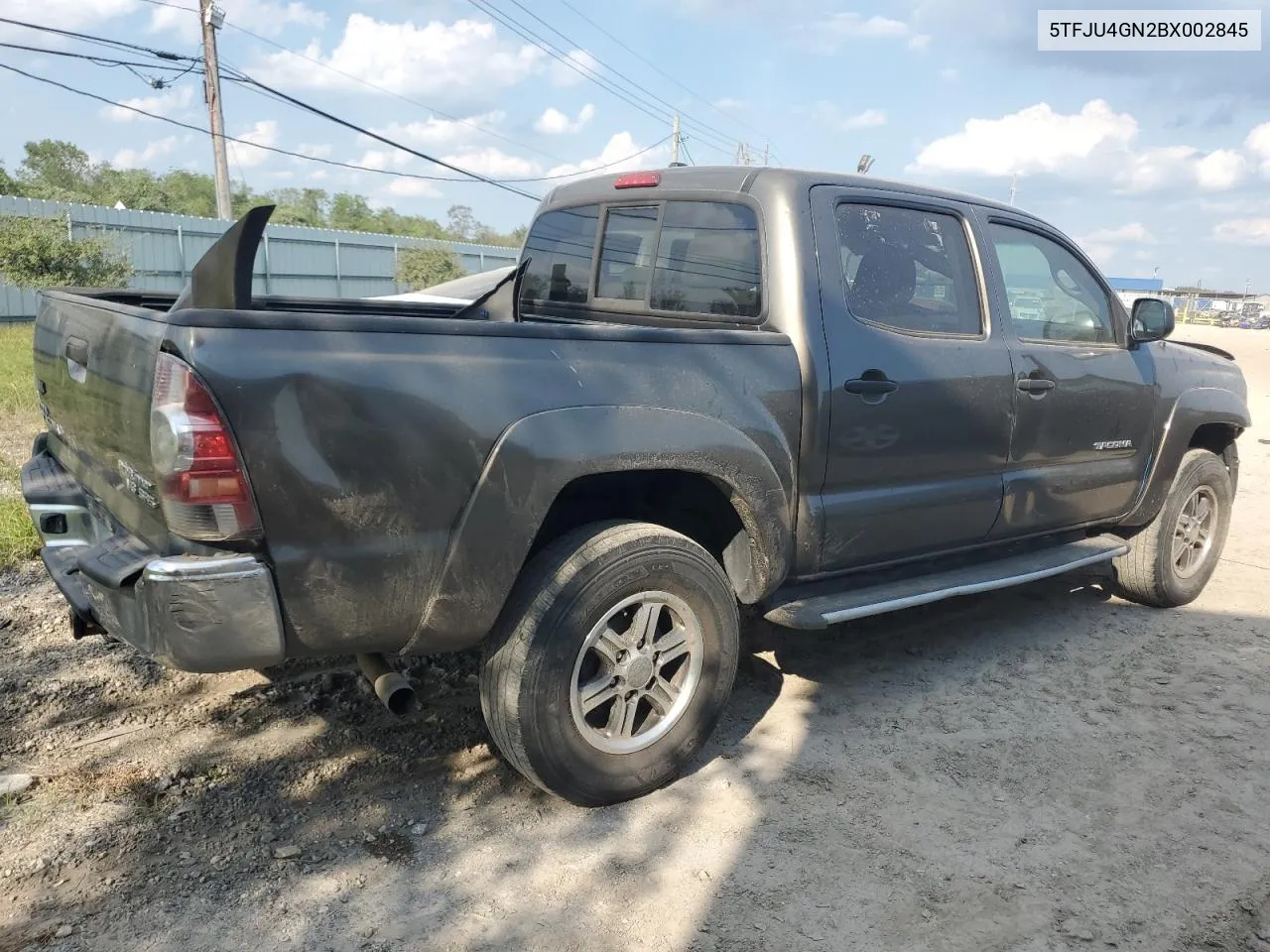 2011 Toyota Tacoma Double Cab Prerunner VIN: 5TFJU4GN2BX002845 Lot: 71810894