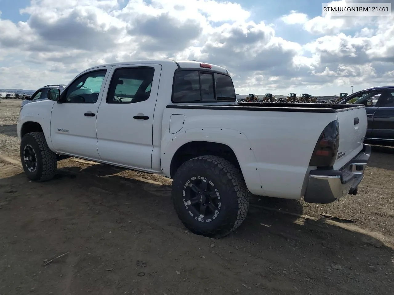 2011 Toyota Tacoma Double Cab Prerunner VIN: 3TMJU4GN1BM121461 Lot: 72390014