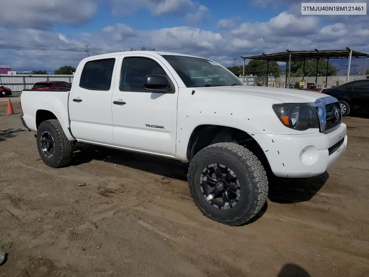 2011 Toyota Tacoma Double Cab Prerunner VIN: 3TMJU4GN1BM121461 Lot: 72390014