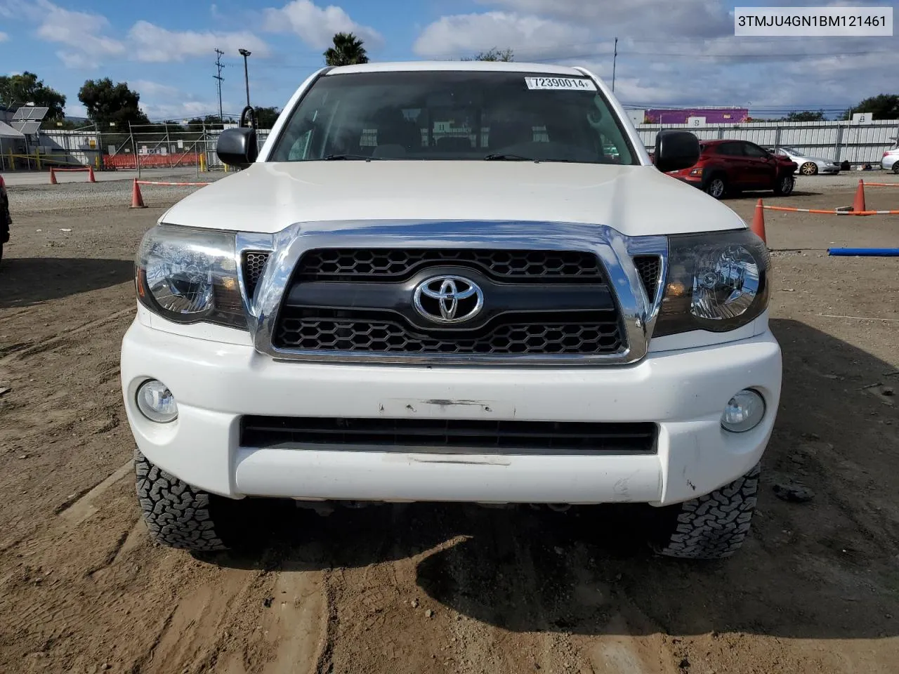 2011 Toyota Tacoma Double Cab Prerunner VIN: 3TMJU4GN1BM121461 Lot: 72390014