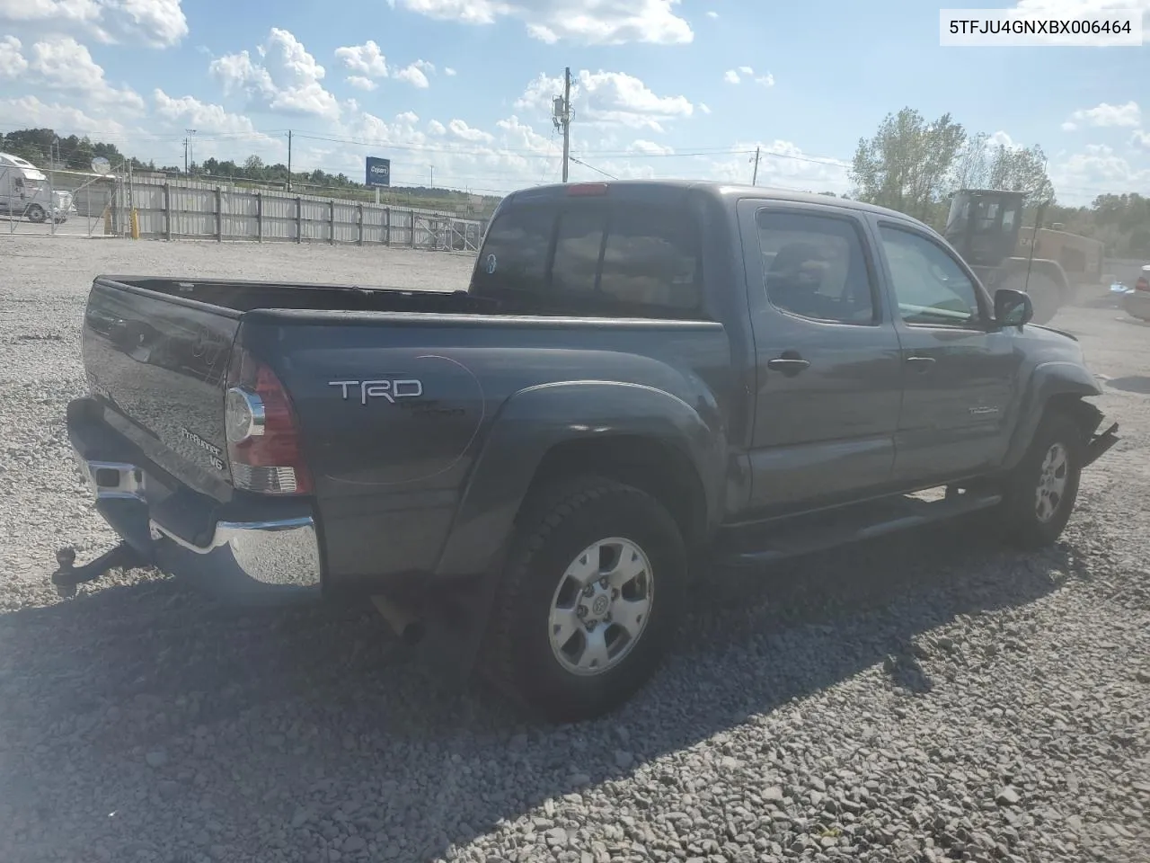 2011 Toyota Tacoma Double Cab Prerunner VIN: 5TFJU4GNXBX006464 Lot: 72729194