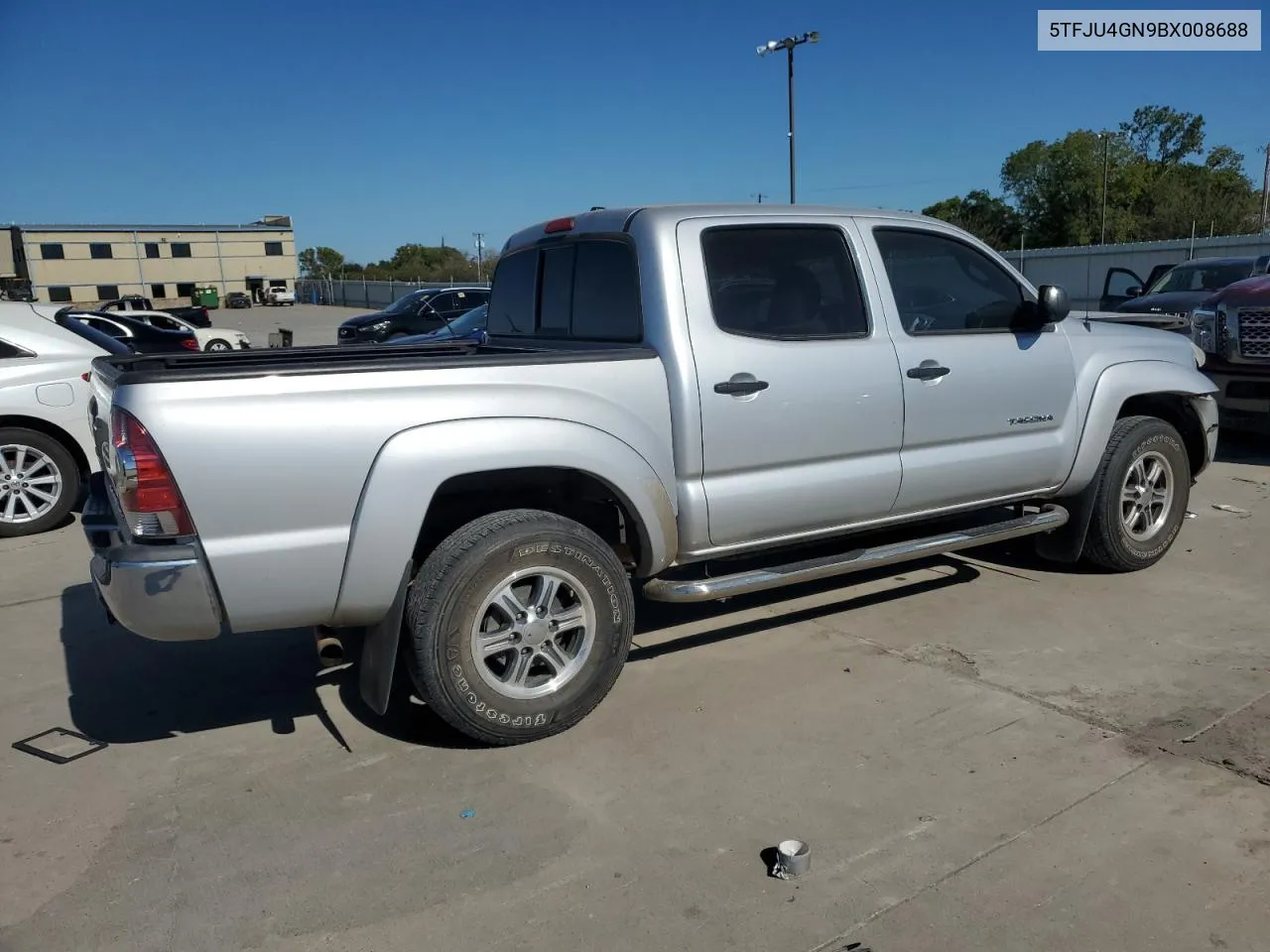 2011 Toyota Tacoma Double Cab Prerunner VIN: 5TFJU4GN9BX008688 Lot: 73215634