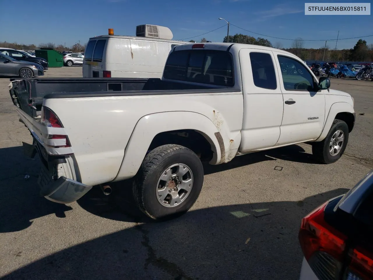 2011 Toyota Tacoma Access Cab VIN: 5TFUU4EN6BX015811 Lot: 73291294