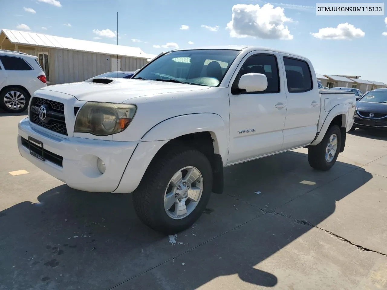 2011 Toyota Tacoma Double Cab Prerunner VIN: 3TMJU4GN9BM115133 Lot: 73744264