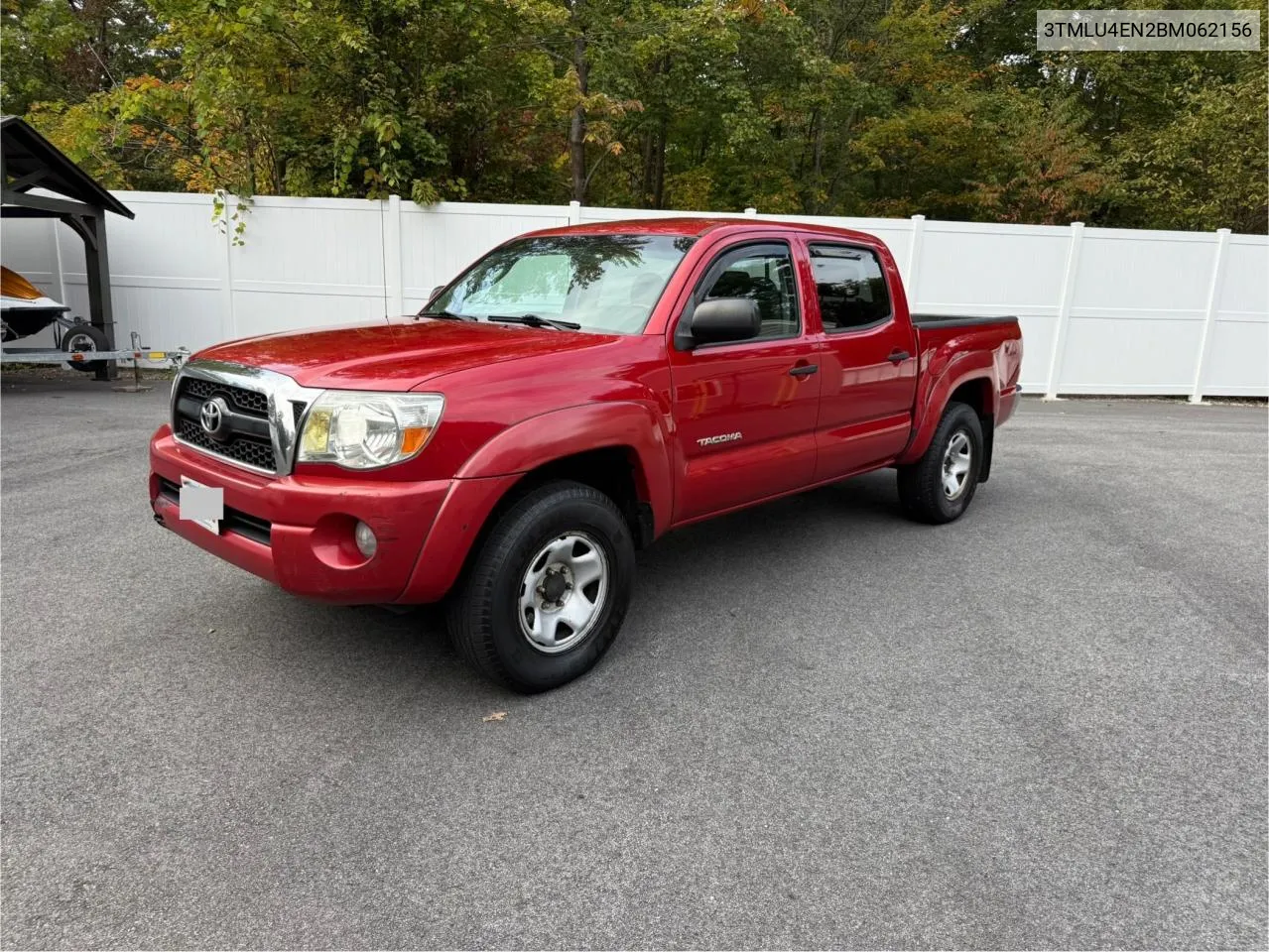 2011 Toyota Tacoma Double Cab VIN: 3TMLU4EN2BM062156 Lot: 73889154