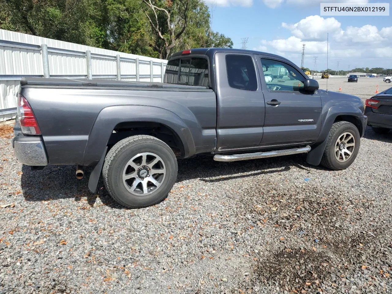 2011 Toyota Tacoma Prerunner Access Cab VIN: 5TFTU4GN2BX012199 Lot: 74195474