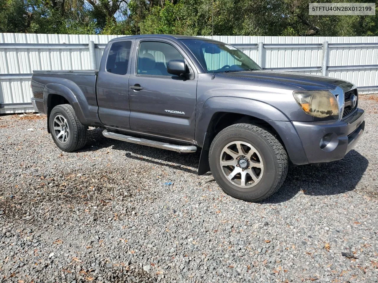 2011 Toyota Tacoma Prerunner Access Cab VIN: 5TFTU4GN2BX012199 Lot: 74195474