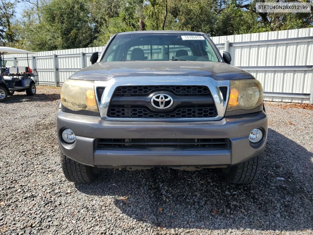 2011 Toyota Tacoma Prerunner Access Cab VIN: 5TFTU4GN2BX012199 Lot: 74195474