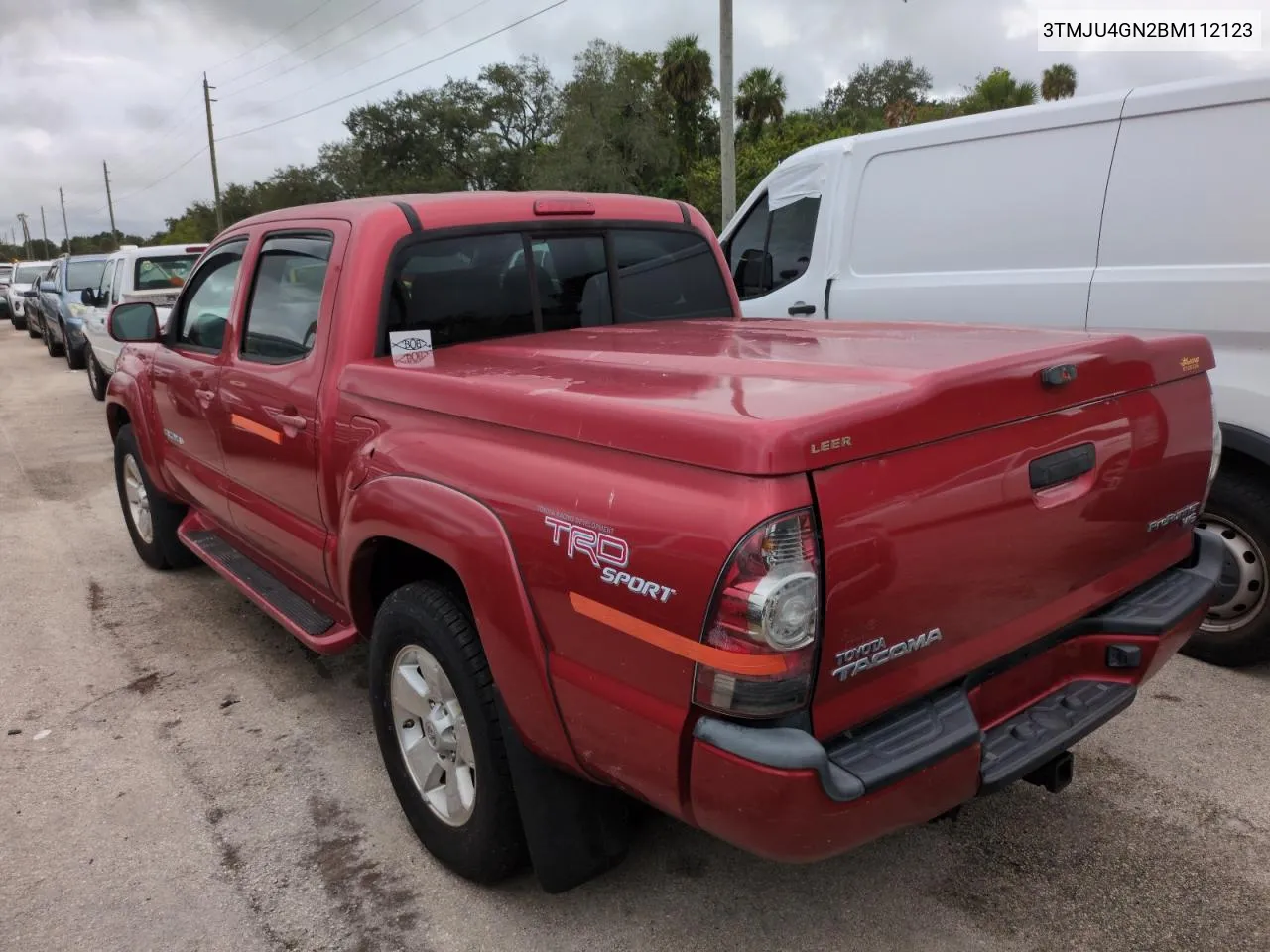 2011 Toyota Tacoma Double Cab Prerunner VIN: 3TMJU4GN2BM112123 Lot: 74724644