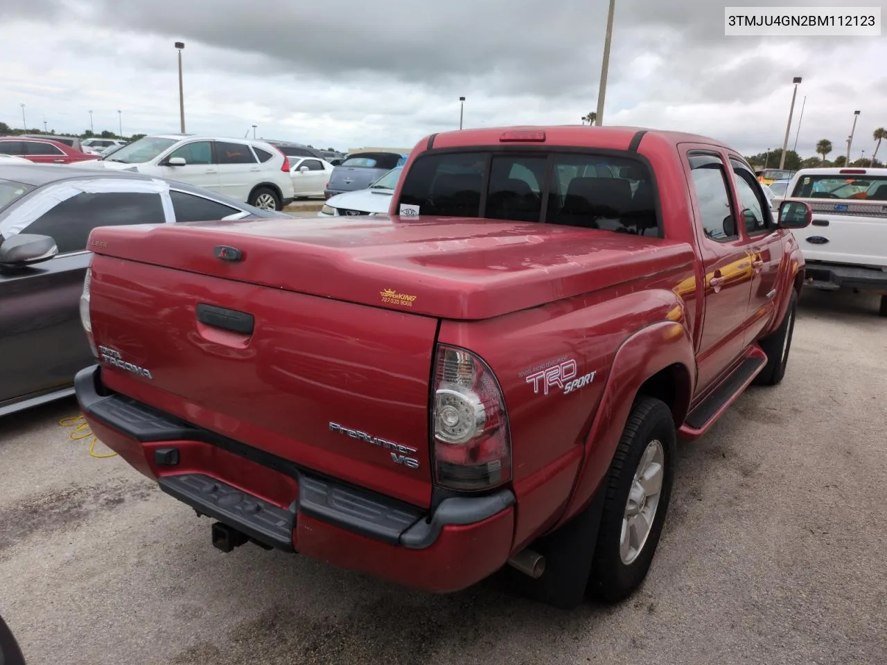 2011 Toyota Tacoma Double Cab Prerunner VIN: 3TMJU4GN2BM112123 Lot: 74724644