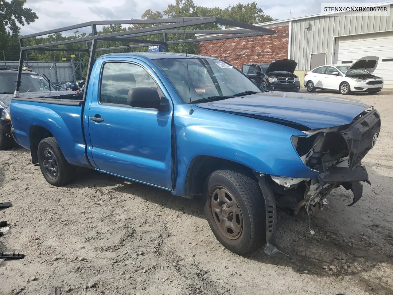 2011 Toyota Tacoma VIN: 5TFNX4CNXBX006768 Lot: 75325064