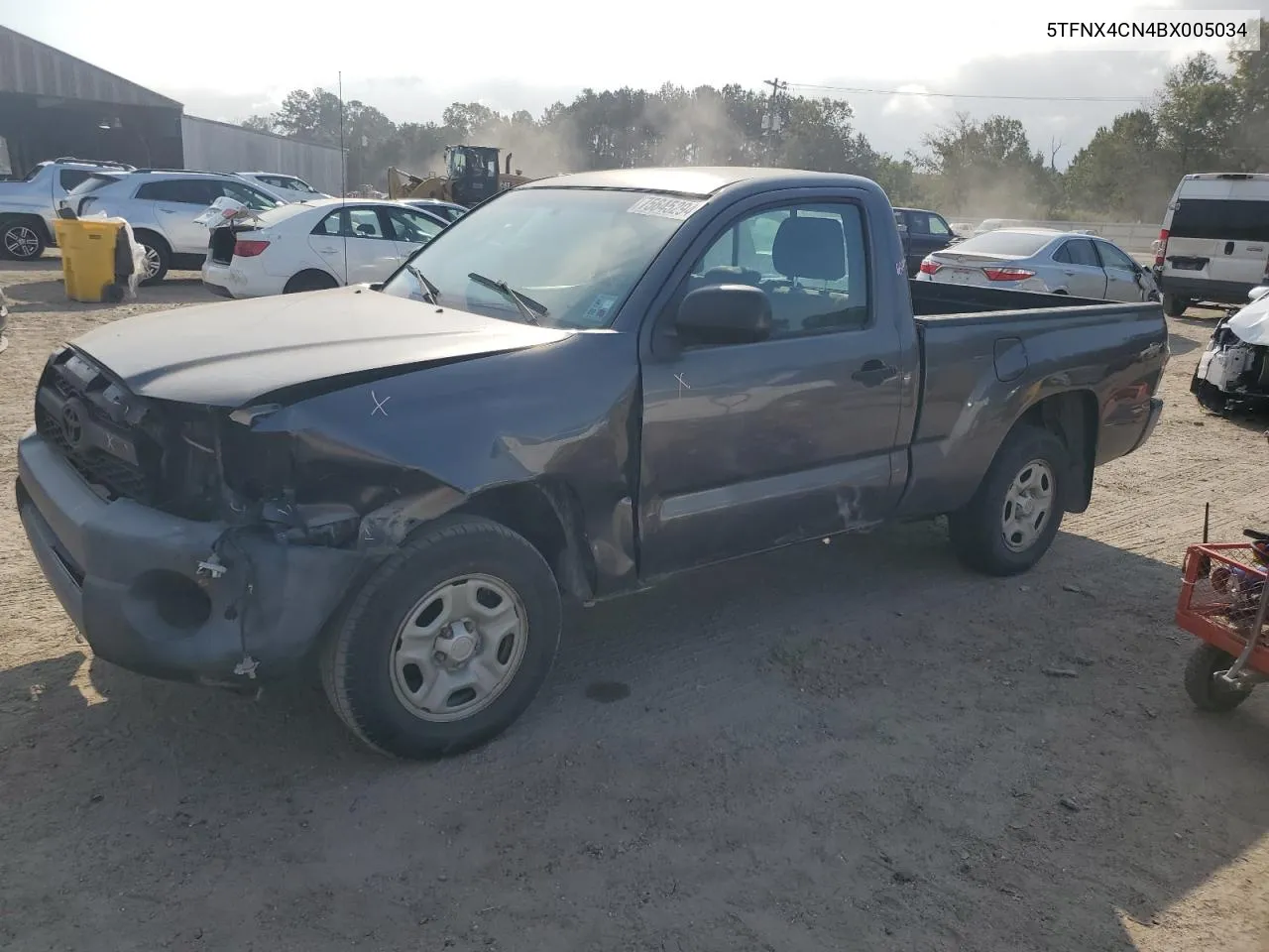 2011 Toyota Tacoma VIN: 5TFNX4CN4BX005034 Lot: 75645294