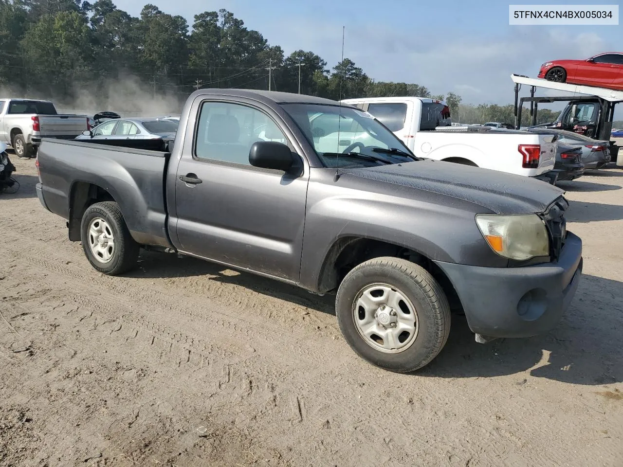 2011 Toyota Tacoma VIN: 5TFNX4CN4BX005034 Lot: 75645294