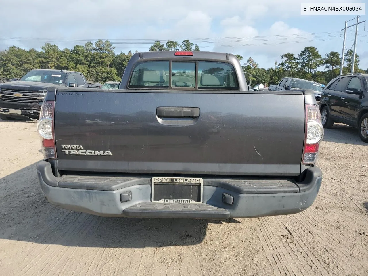 2011 Toyota Tacoma VIN: 5TFNX4CN4BX005034 Lot: 75645294