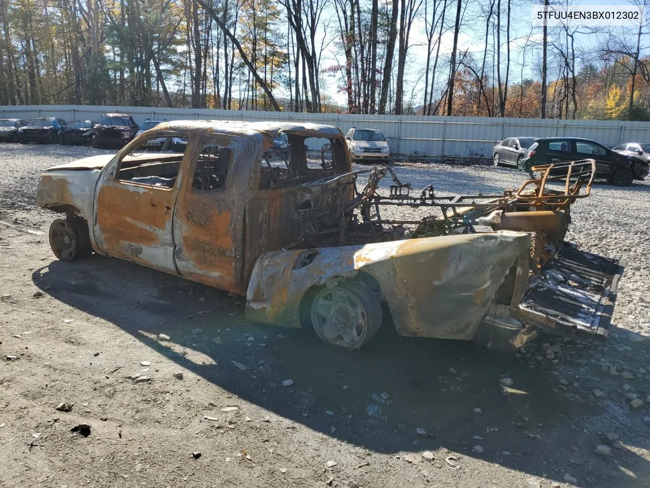 2011 Toyota Tacoma Access Cab VIN: 5TFUU4EN3BX012302 Lot: 75873574