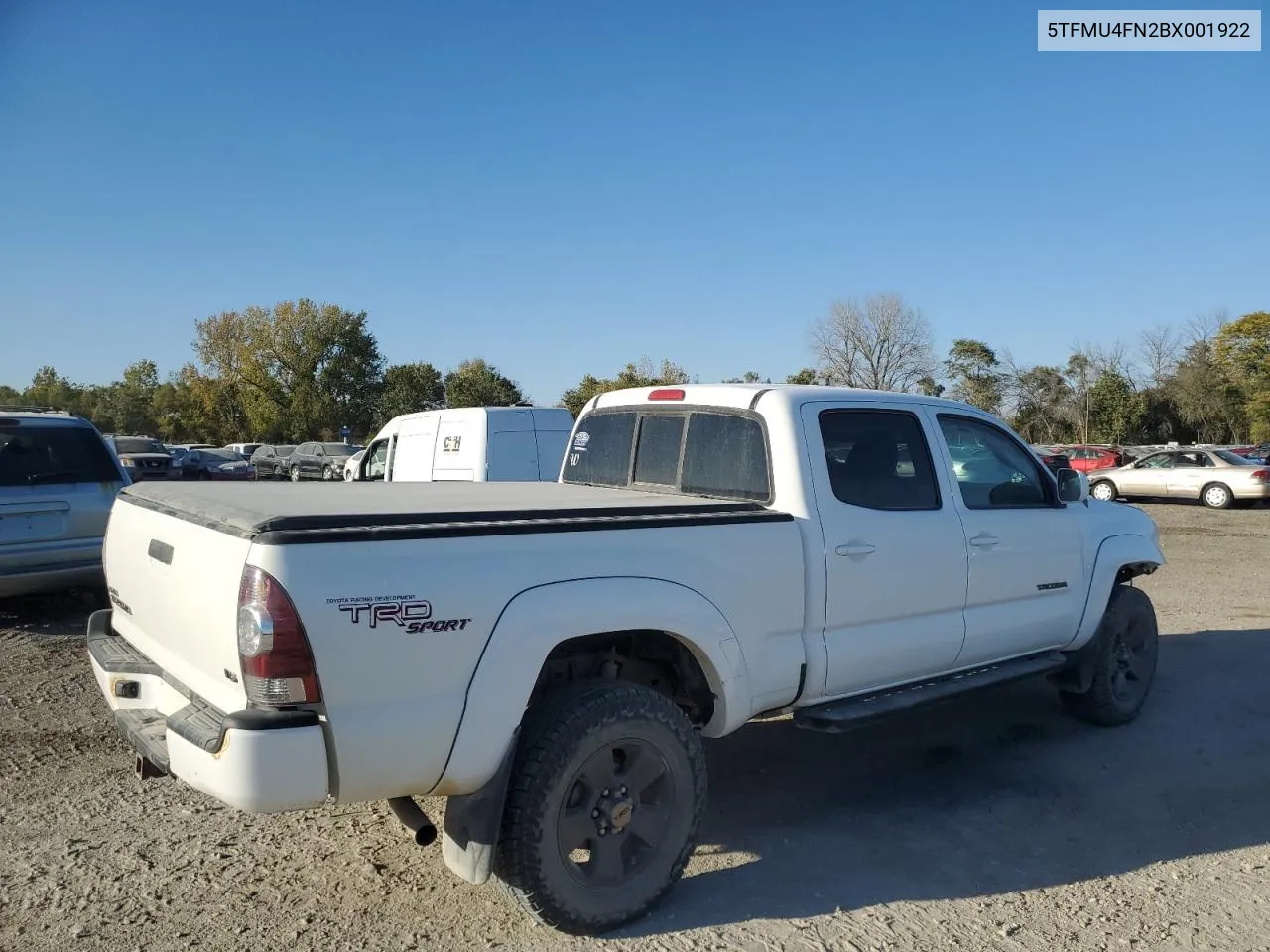 2011 Toyota Tacoma Double Cab Long Bed VIN: 5TFMU4FN2BX001922 Lot: 76194254