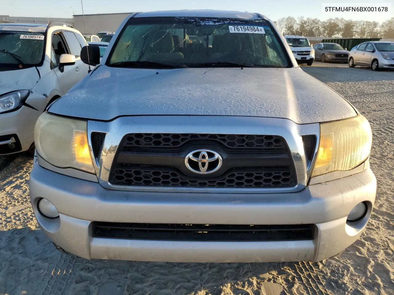 2011 Toyota Tacoma Double Cab Long Bed VIN: 5TFMU4FN6BX001678 Lot: 76194984