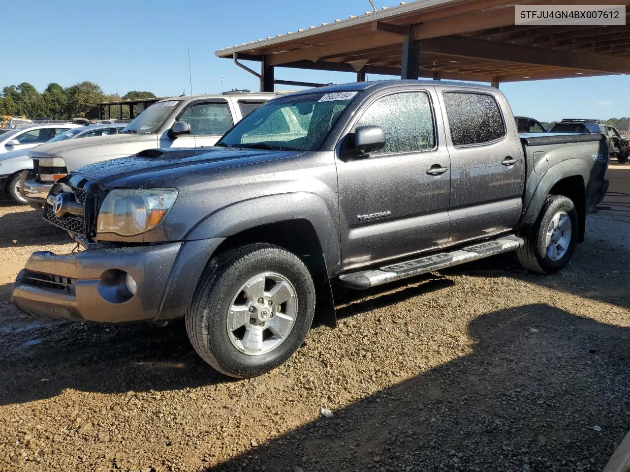 2011 Toyota Tacoma Double Cab Prerunner VIN: 5TFJU4GN4BX007612 Lot: 76628184