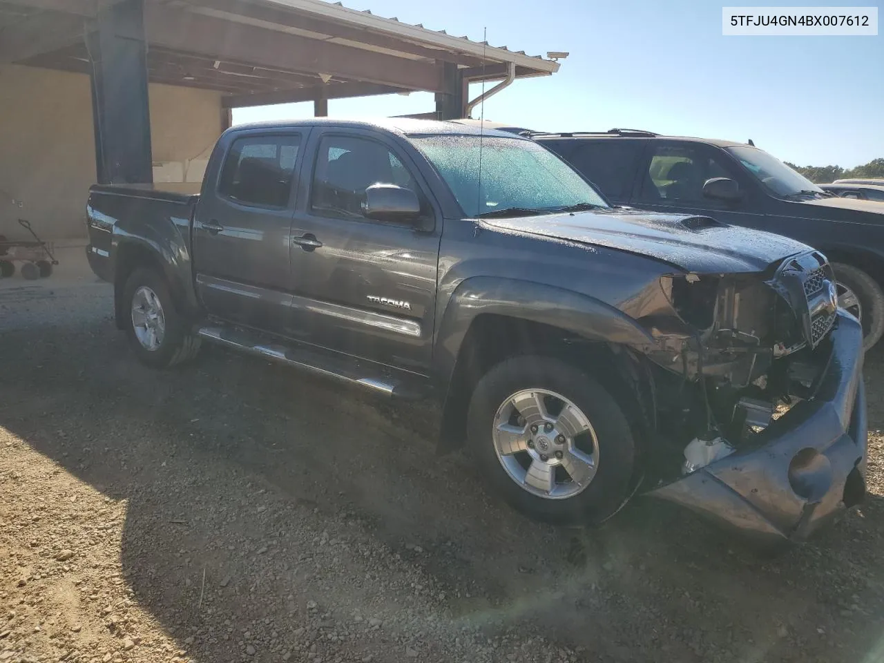 2011 Toyota Tacoma Double Cab Prerunner VIN: 5TFJU4GN4BX007612 Lot: 76628184