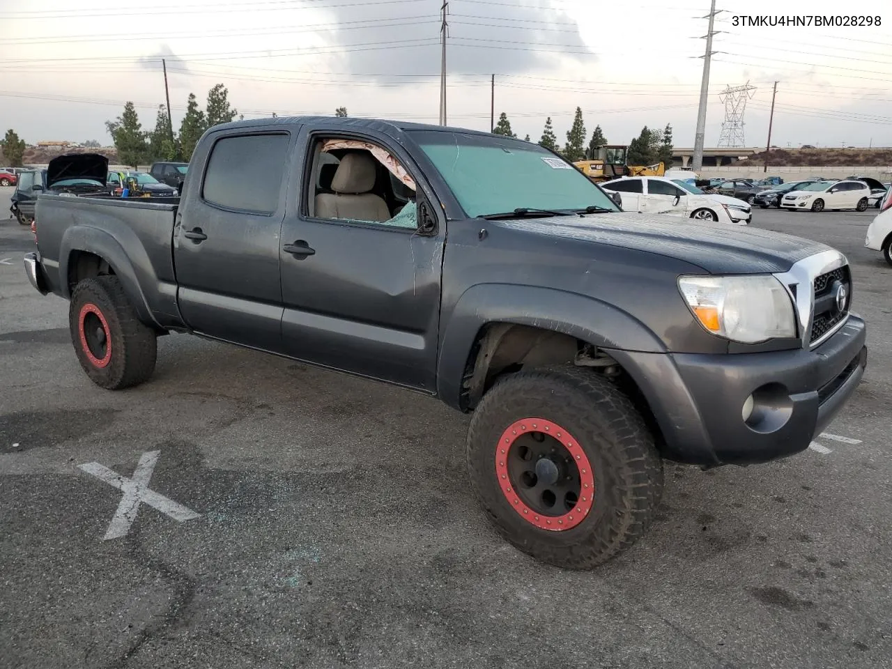 3TMKU4HN7BM028298 2011 Toyota Tacoma Double Cab Prerunner Long Bed