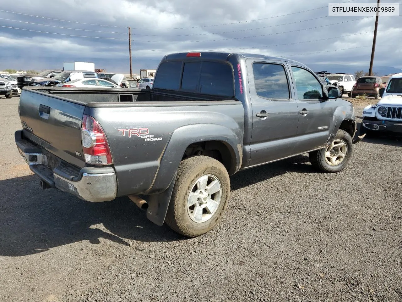 2011 Toyota Tacoma Double Cab VIN: 5TFLU4ENXBX009859 Lot: 77209684