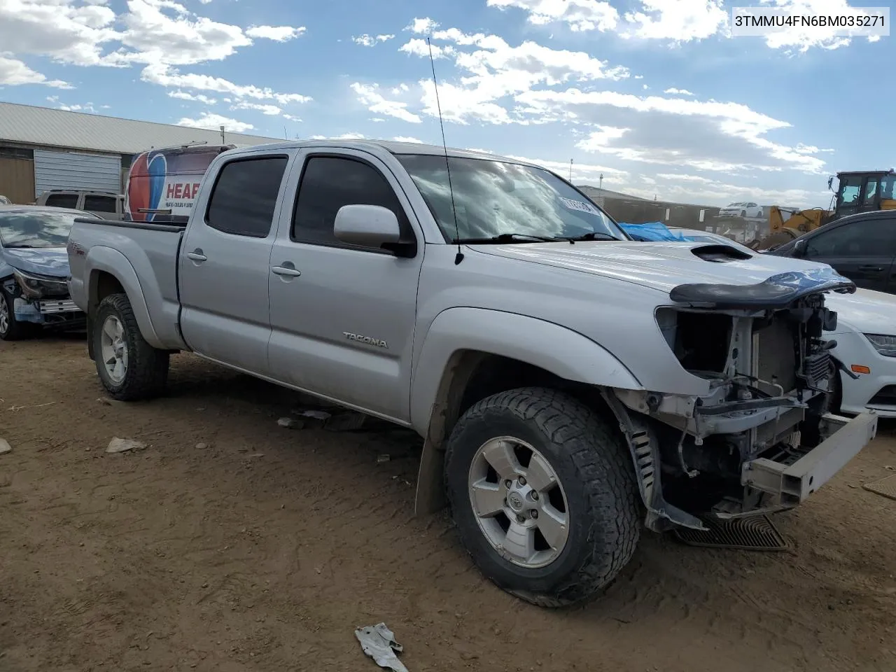 2011 Toyota Tacoma Double Cab Long Bed VIN: 3TMMU4FN6BM035271 Lot: 77211804