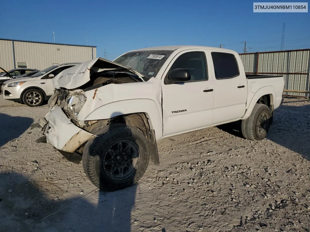 2011 Toyota Tacoma Double Cab Prerunner VIN: 3TMJU4GN9BM110854 Lot: 77588974