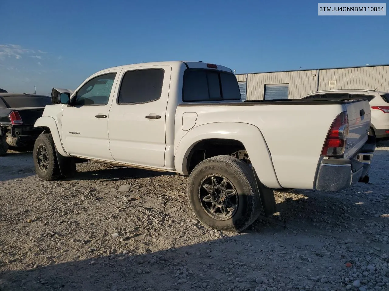 2011 Toyota Tacoma Double Cab Prerunner VIN: 3TMJU4GN9BM110854 Lot: 77588974