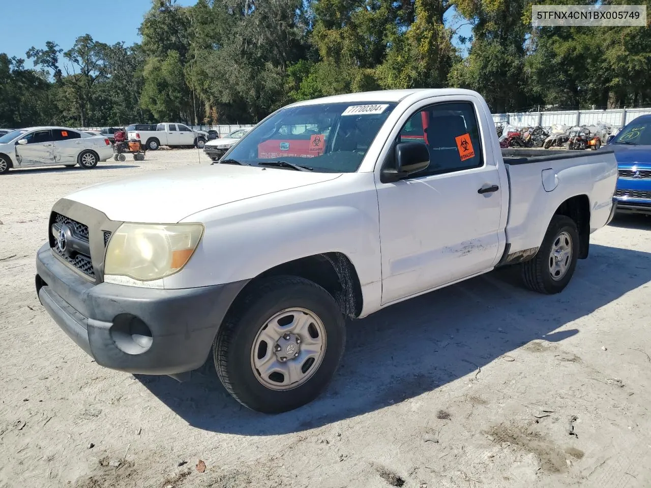 5TFNX4CN1BX005749 2011 Toyota Tacoma