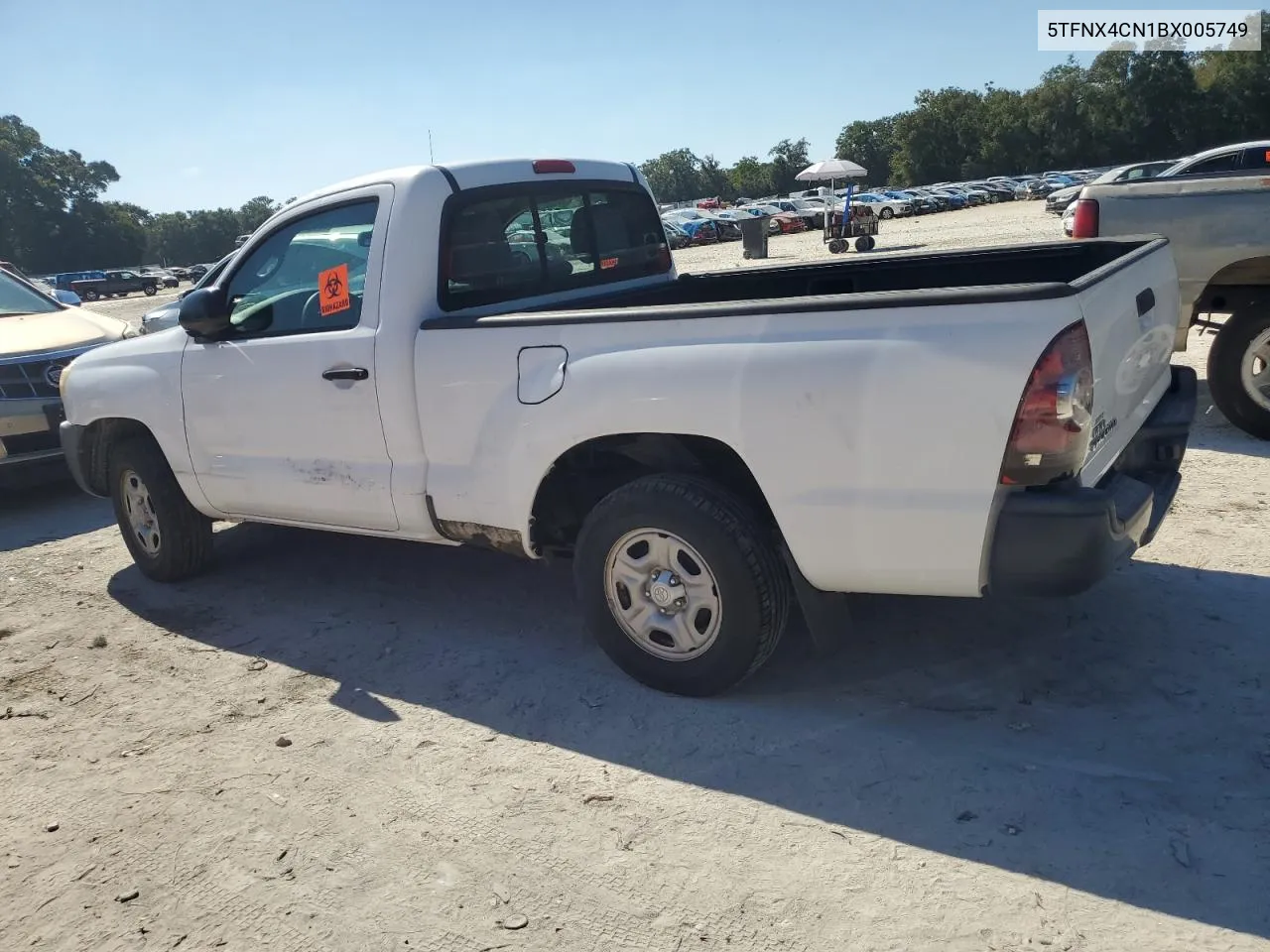 5TFNX4CN1BX005749 2011 Toyota Tacoma