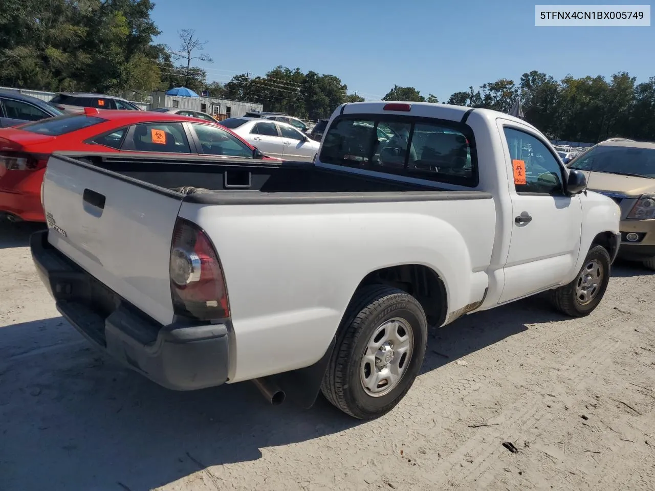 5TFNX4CN1BX005749 2011 Toyota Tacoma