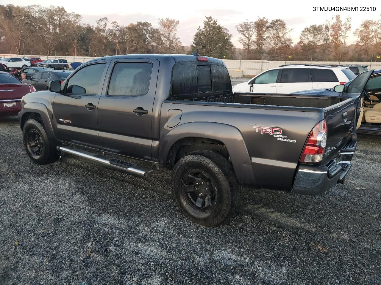 2011 Toyota Tacoma Double Cab Prerunner VIN: 3TMJU4GN4BM122510 Lot: 77829494