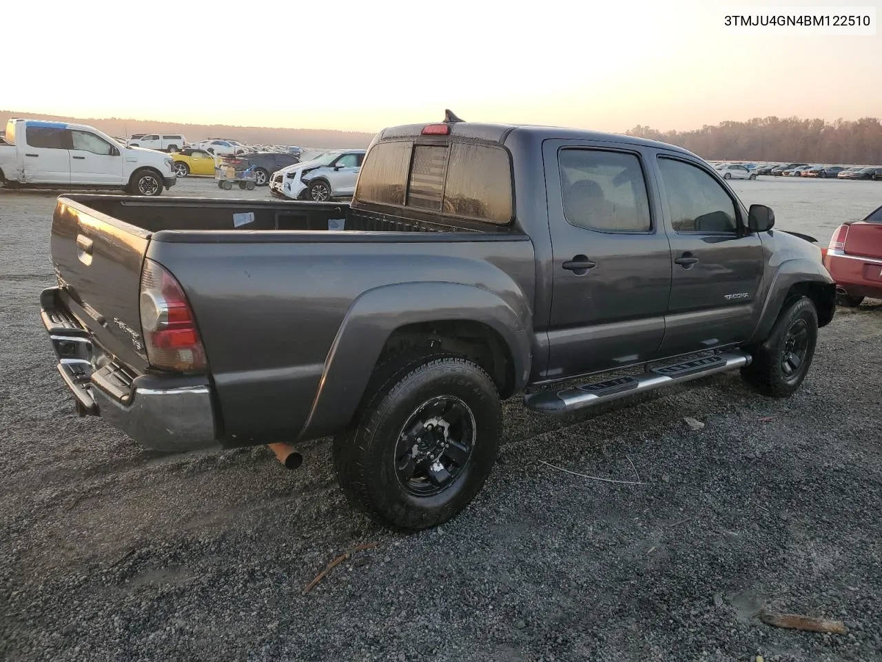 2011 Toyota Tacoma Double Cab Prerunner VIN: 3TMJU4GN4BM122510 Lot: 77829494