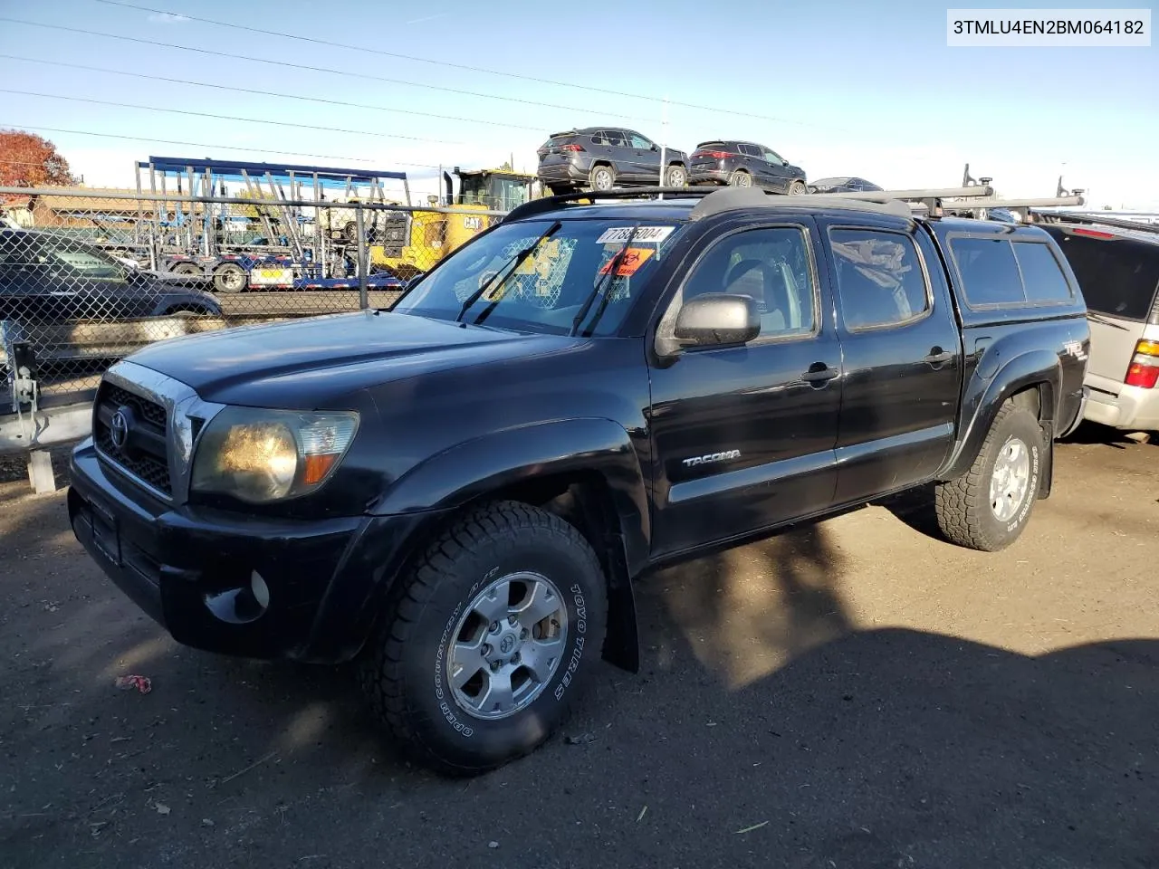 2011 Toyota Tacoma Double Cab VIN: 3TMLU4EN2BM064182 Lot: 77885004