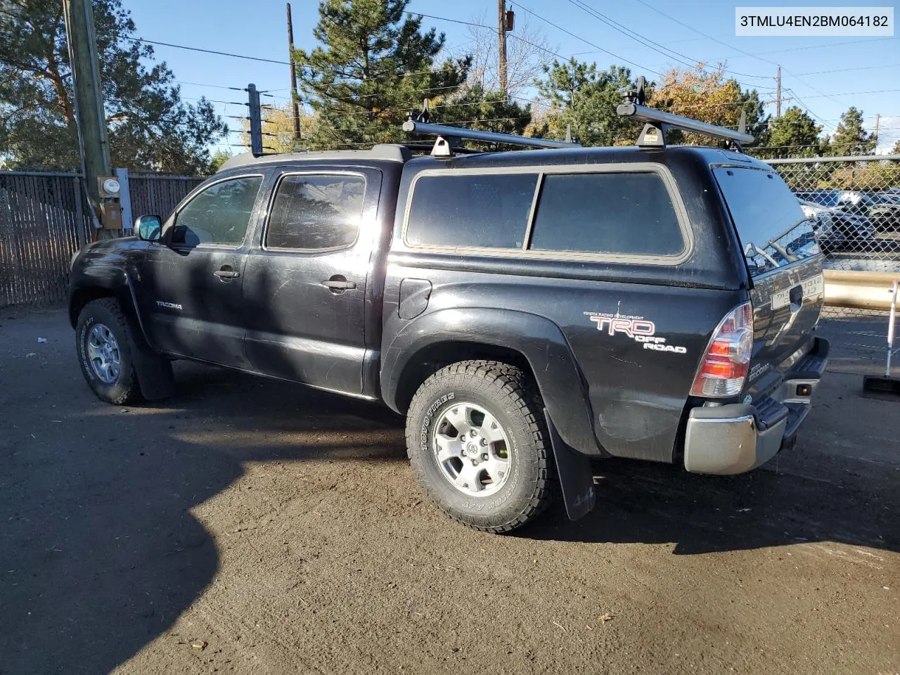 2011 Toyota Tacoma Double Cab VIN: 3TMLU4EN2BM064182 Lot: 77885004