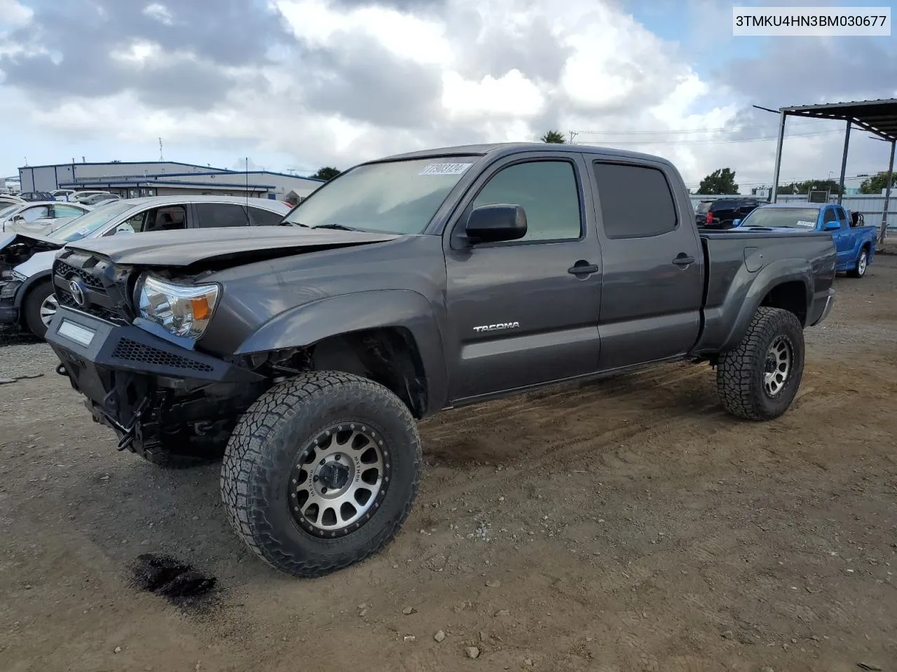 2011 Toyota Tacoma Double Cab Prerunner Long Bed VIN: 3TMKU4HN3BM030677 Lot: 77903124