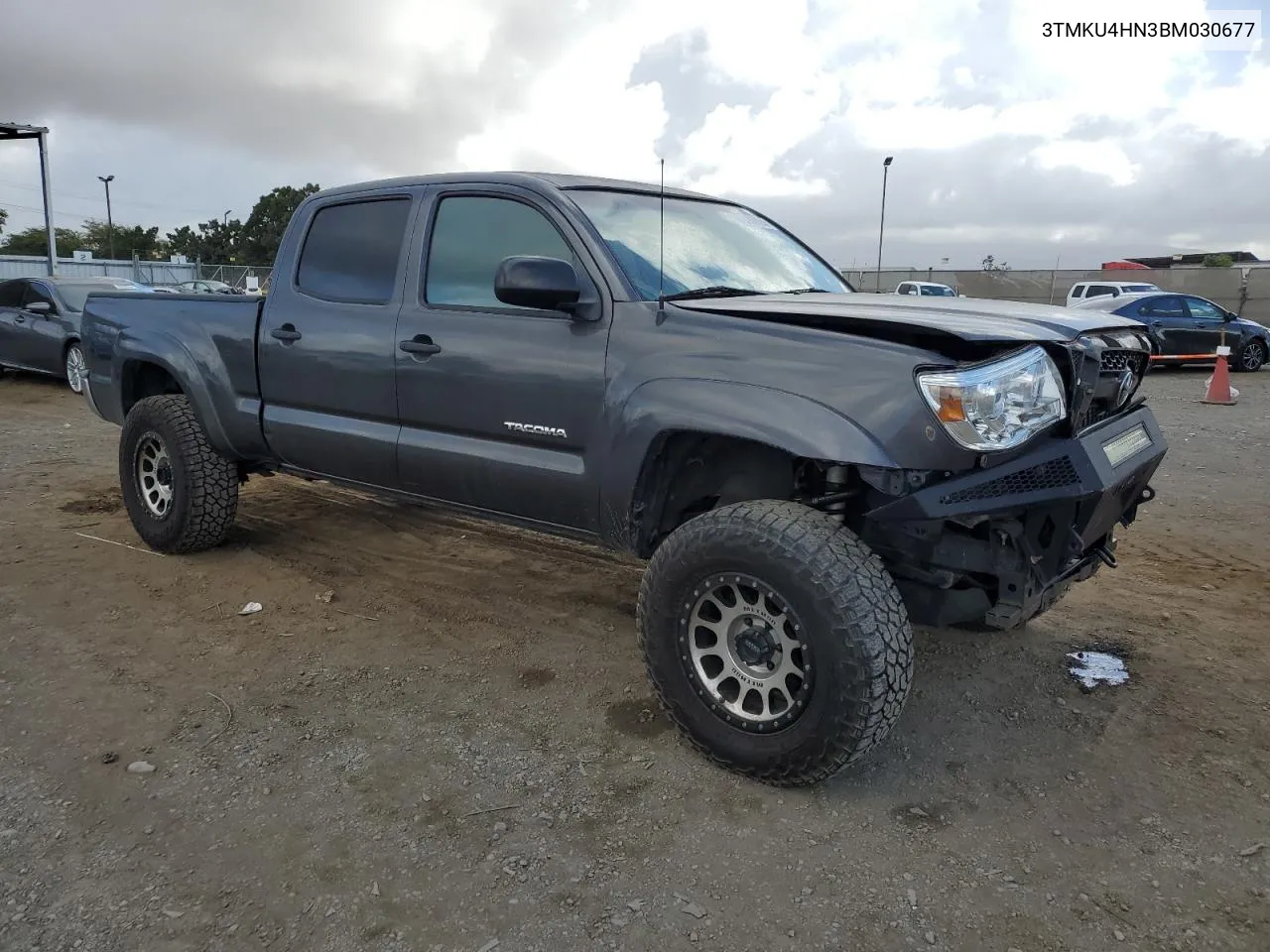 2011 Toyota Tacoma Double Cab Prerunner Long Bed VIN: 3TMKU4HN3BM030677 Lot: 77903124