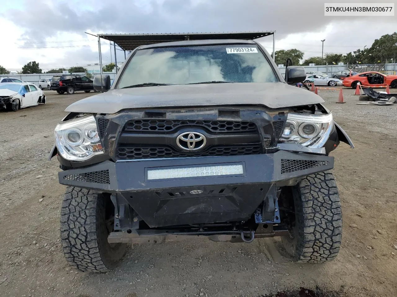 2011 Toyota Tacoma Double Cab Prerunner Long Bed VIN: 3TMKU4HN3BM030677 Lot: 77903124