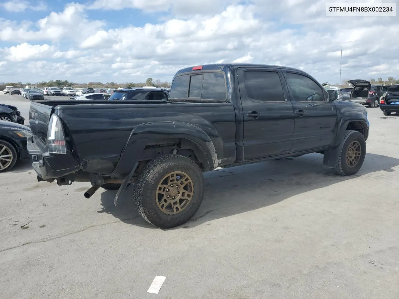 2011 Toyota Tacoma Double Cab Long Bed VIN: 5TFMU4FN8BX002234 Lot: 78386034