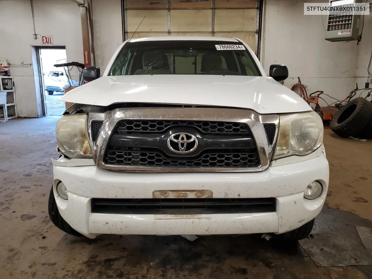 2011 Toyota Tacoma Prerunner Access Cab VIN: 5TFTU4GNXBX011351 Lot: 78660234