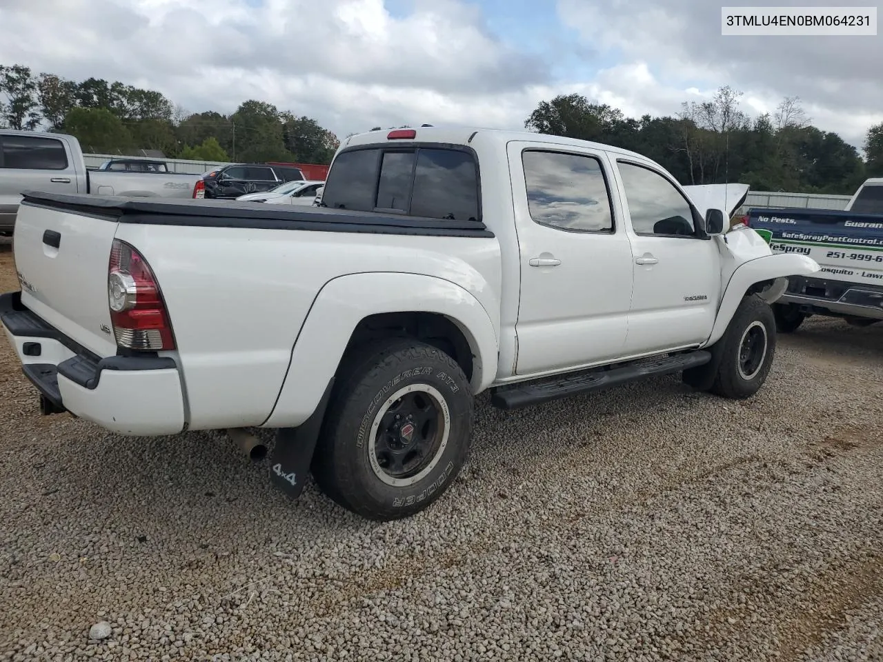 2011 Toyota Tacoma Double Cab VIN: 3TMLU4EN0BM064231 Lot: 78946584