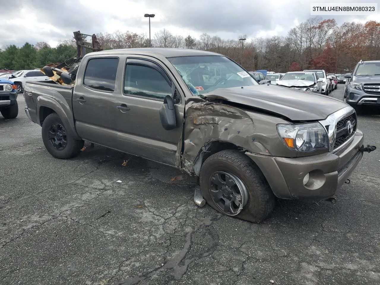 2011 Toyota Tacoma Double Cab VIN: 3TMLU4EN8BM080323 Lot: 79087304