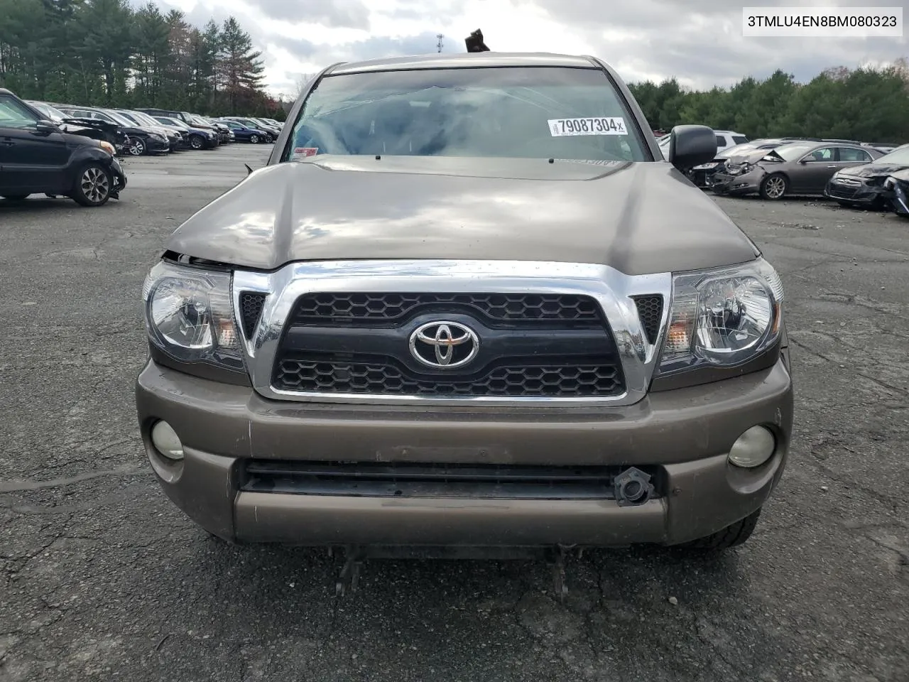 2011 Toyota Tacoma Double Cab VIN: 3TMLU4EN8BM080323 Lot: 79087304