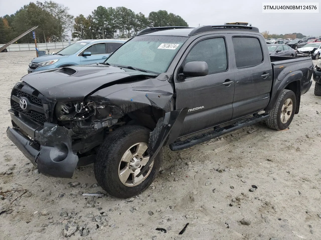 2011 Toyota Tacoma Double Cab Prerunner VIN: 3TMJU4GN0BM124576 Lot: 79736174