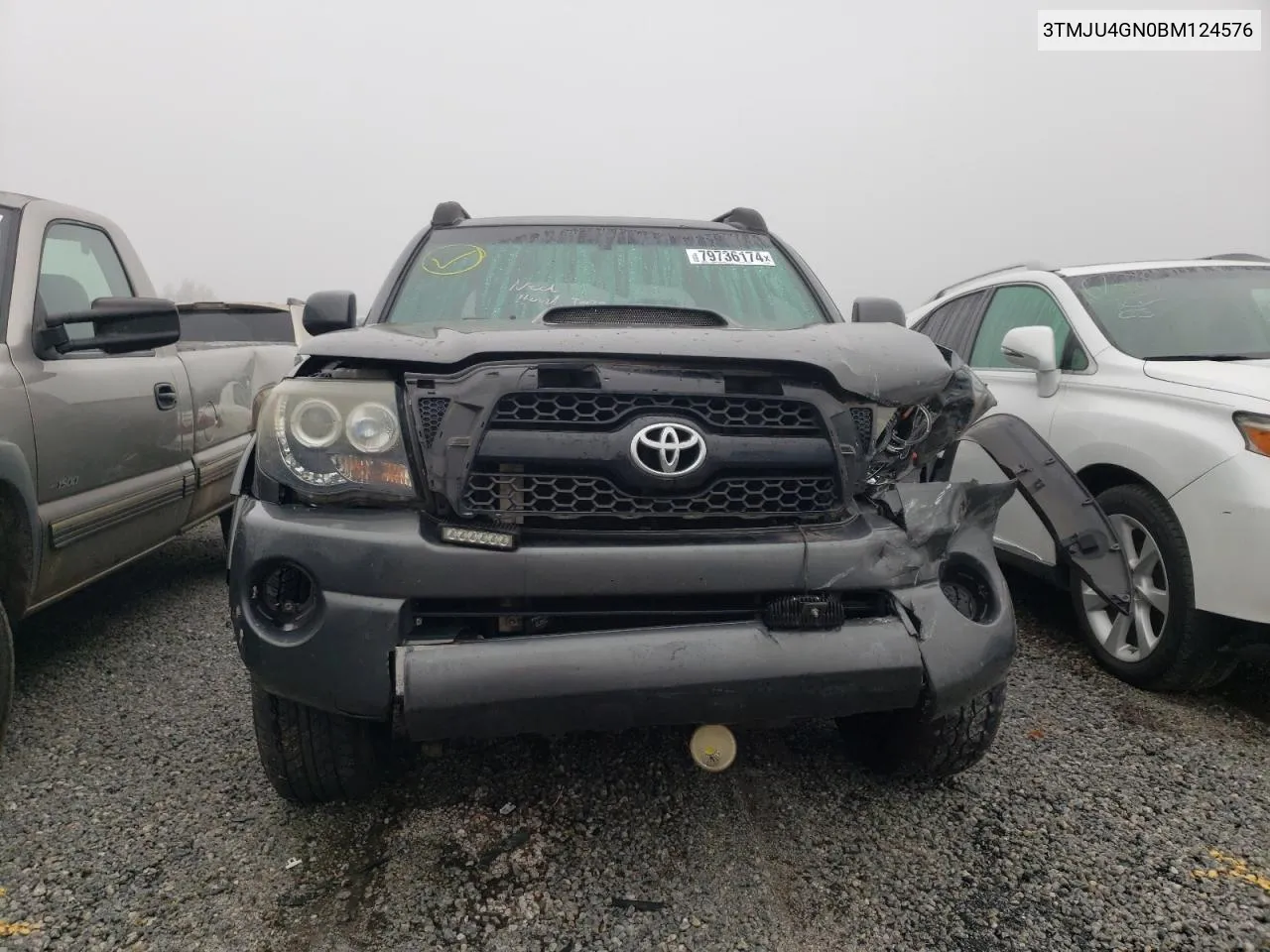 2011 Toyota Tacoma Double Cab Prerunner VIN: 3TMJU4GN0BM124576 Lot: 79736174