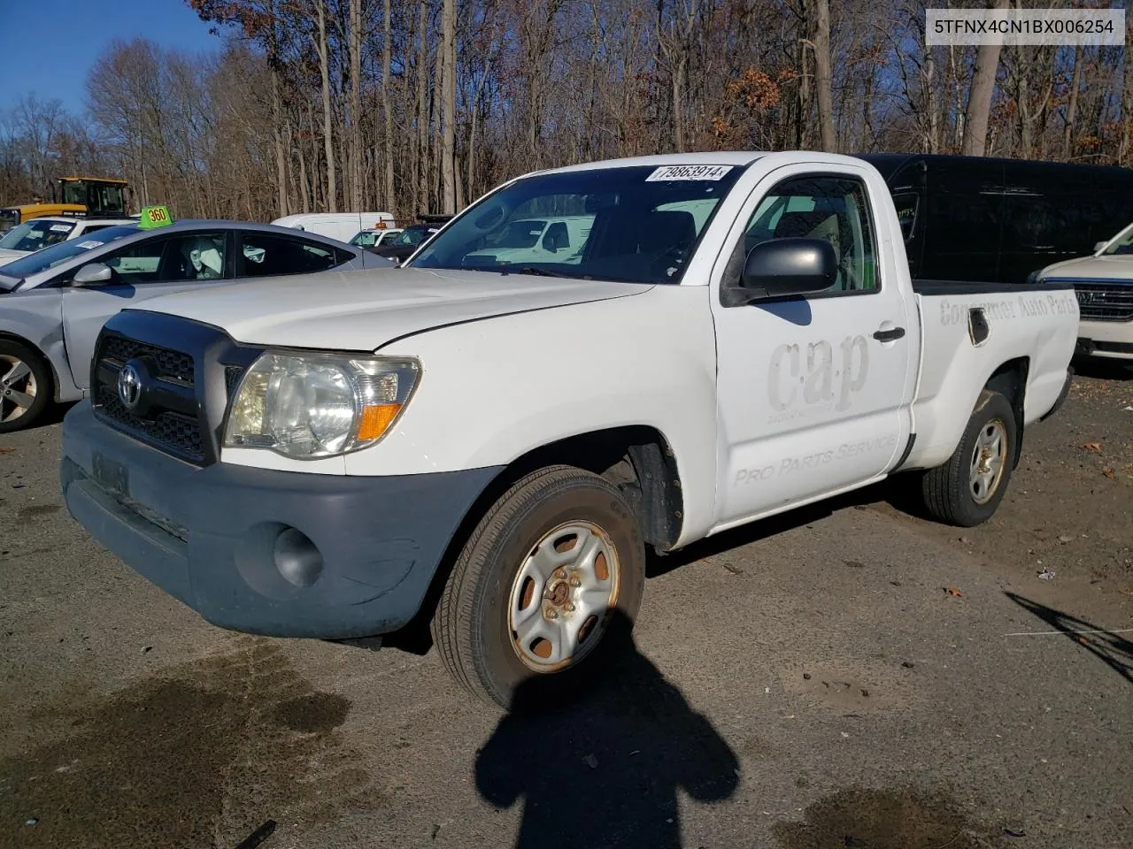 2011 Toyota Tacoma VIN: 5TFNX4CN1BX006254 Lot: 79863914